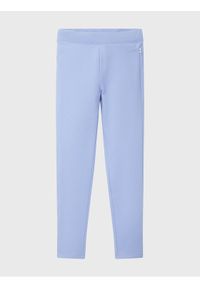 Tom Tailor Legginsy 1033235 Błękitny Slim Fit. Kolor: niebieski. Materiał: bawełna #1