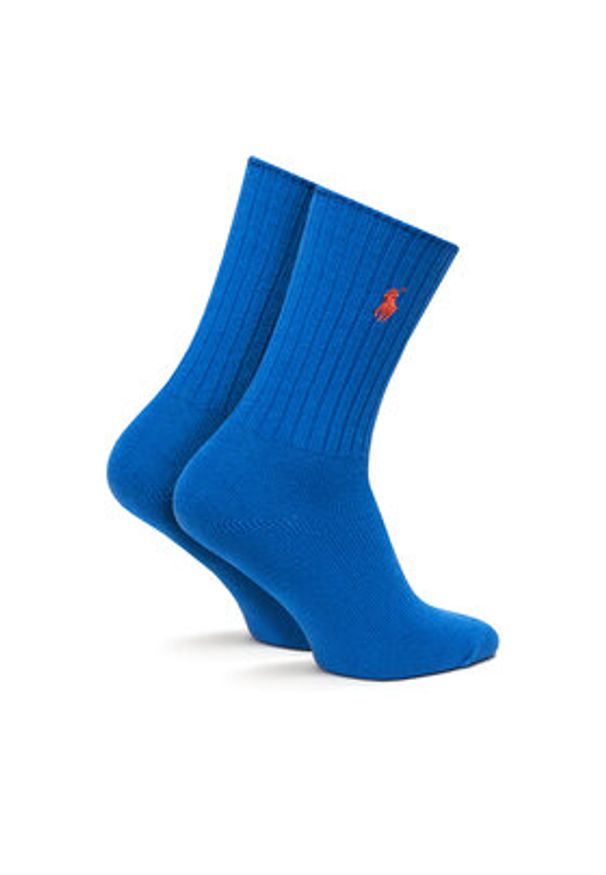 Polo Ralph Lauren Skarpety długie 455846847005 Niebieski. Kolor: niebieski. Materiał: materiał, bawełna