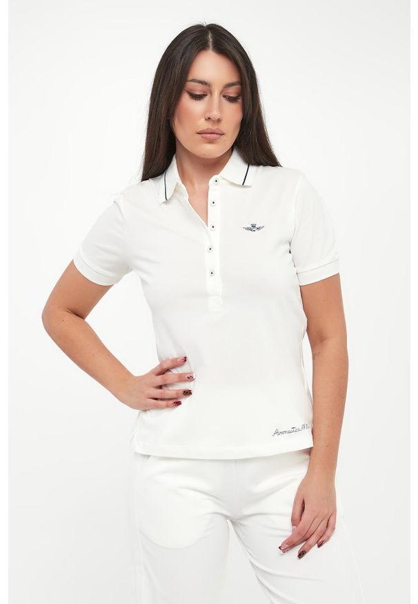 Aeronautica Militare - Polo damskie AERONAUTICA MILITARE. Typ kołnierza: polo