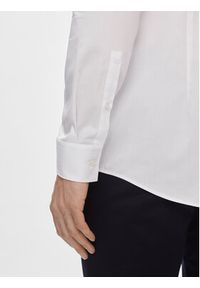 Hugo Koszula Kery 50508303 Biały Slim Fit. Kolor: biały. Materiał: bawełna #5
