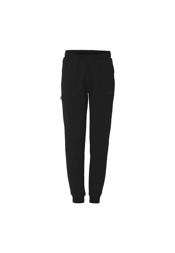 Ariat - Spodnie do biegania Uhlsport ID. Kolor: czarny, wielokolorowy, biały. Wzór: napisy. Sport: bieganie, fitness