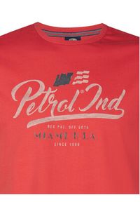 Petrol Industries T-Shirt M-1050-TSR600 Czerwony Regular Fit. Kolor: czerwony. Materiał: bawełna #7