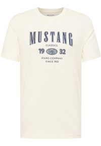 Mustang - MUSTANG AUSTIN MĘSKI T-SHIRT KOSZULKA LOGO WHISPER WHITE 1014938 2013 #2