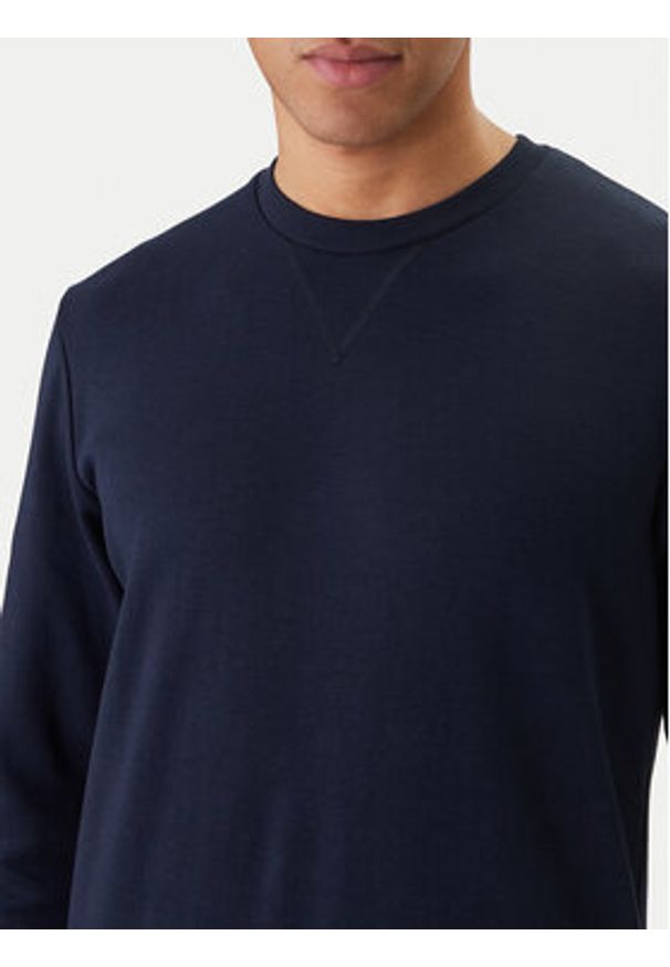 Jack & Jones Bluza Basic 12181903 Granatowy Regular Fit. Kolor: niebieski. Materiał: bawełna