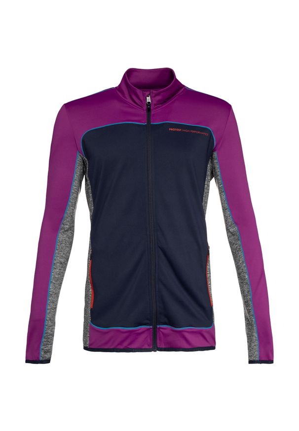 Bluza męska Protest HOLM full zip top. Kolor: fioletowy