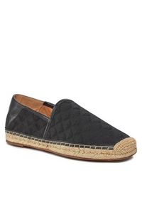 Emporio Armani Espadryle X4S028 XN775 K001 Czarny. Kolor: czarny. Materiał: skóra