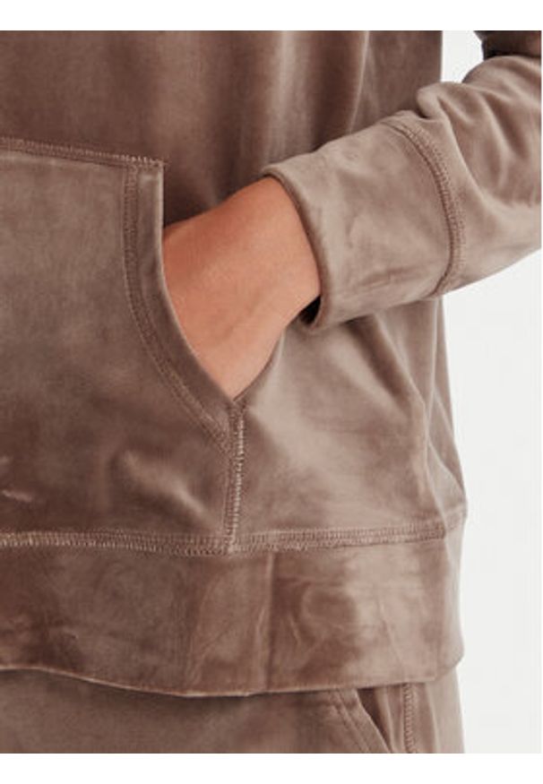 DKNY Sport Bluza DP5J9642 Beżowy Regular Fit. Kolor: beżowy. Materiał: syntetyk. Styl: sportowy