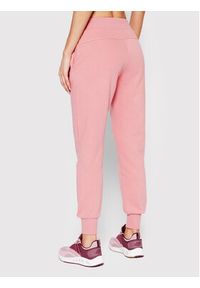 4f - 4F Spodnie dresowe H4L22-SPDD350 Różowy Regular Fit. Kolor: różowy. Materiał: bawełna #5