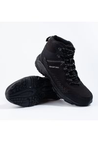Buty trekkingowe męskie DK czarne. Kolor: czarny. Materiał: materiał #5