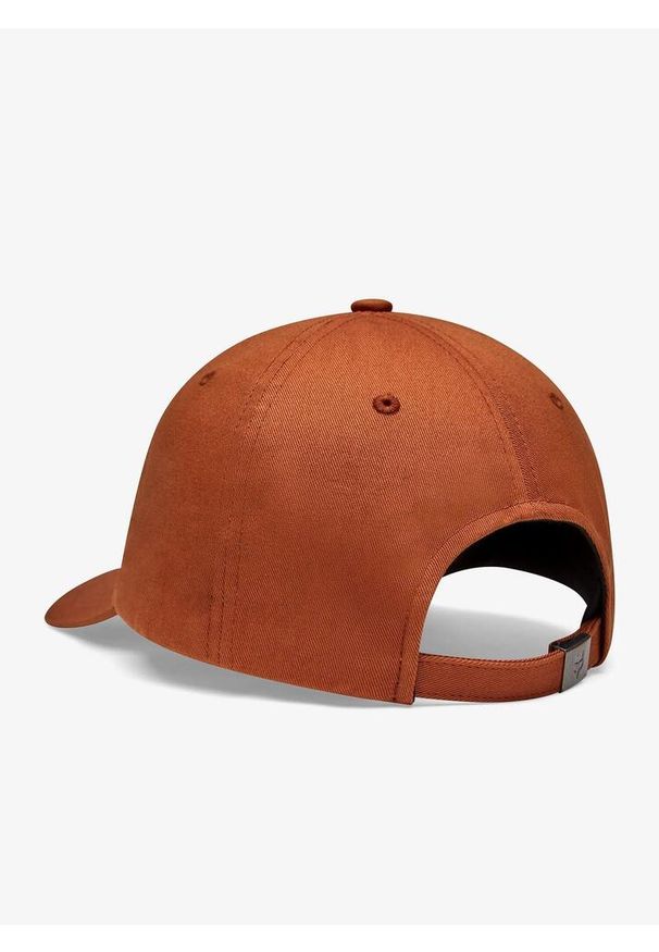 FOX - Czapka z daszkiem Fox Wordmark Adjustable Hat. Kolor: brązowy