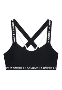 Stanik fitness cardio Under Armour Crossback Low. Kolor: czarny. Sport: fitness