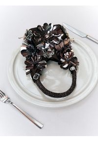 Reserved - Torebka handmade z cekinami - wielobarwny #1