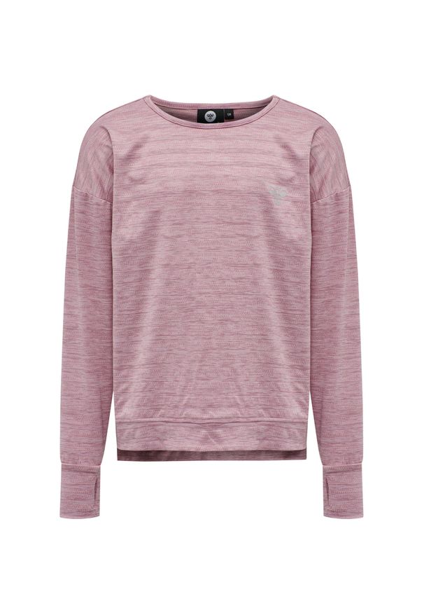 Dziewczęcy dżersej z długim rękawem Hummel Lynette. Kolor: różowy. Materiał: jersey. Długość rękawa: długi rękaw. Długość: długie. Sport: piłka ręczna