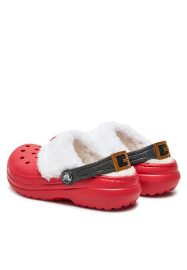 Crocs Klapki Classic Lined Santa Clog K 210931 Czerwony. Kolor: czerwony