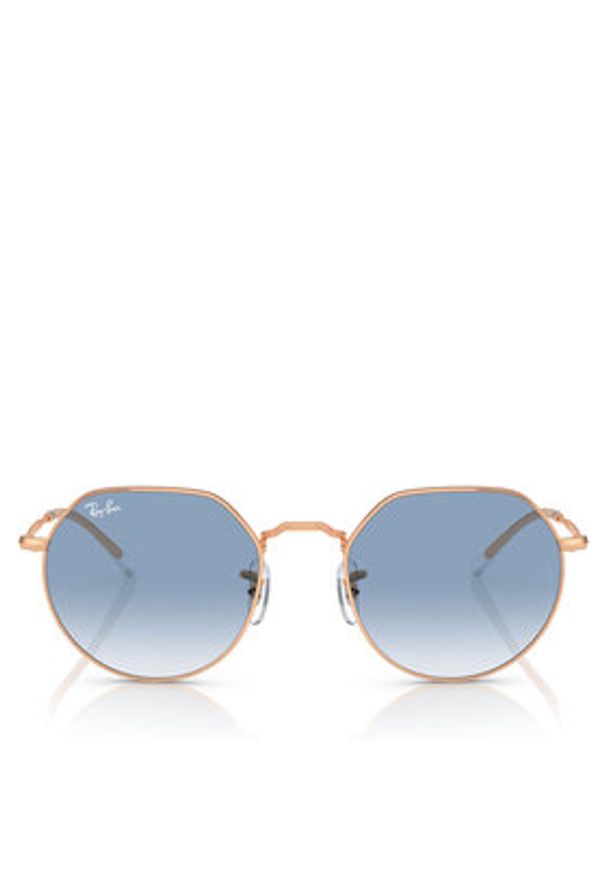 Ray-Ban Okulary przeciwsłoneczne Jack 0RB3565 92023F Złoty. Kolor: złoty