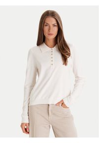 Morgan Sweter 252-MPOLI Écru Regular Fit. Materiał: wiskoza, syntetyk #1