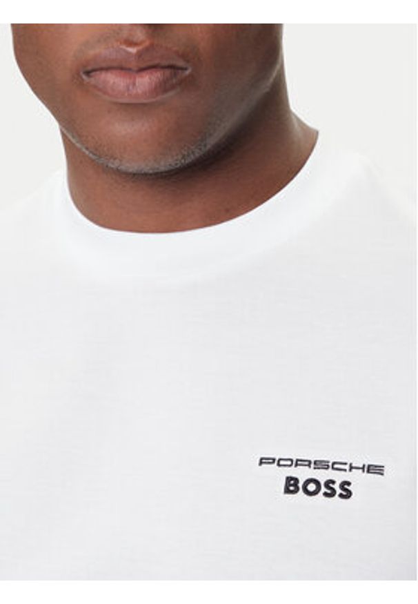 BOSS T-Shirt C-Thompson 197 PS 50543200 Biały Regular Fit. Kolor: biały. Materiał: bawełna
