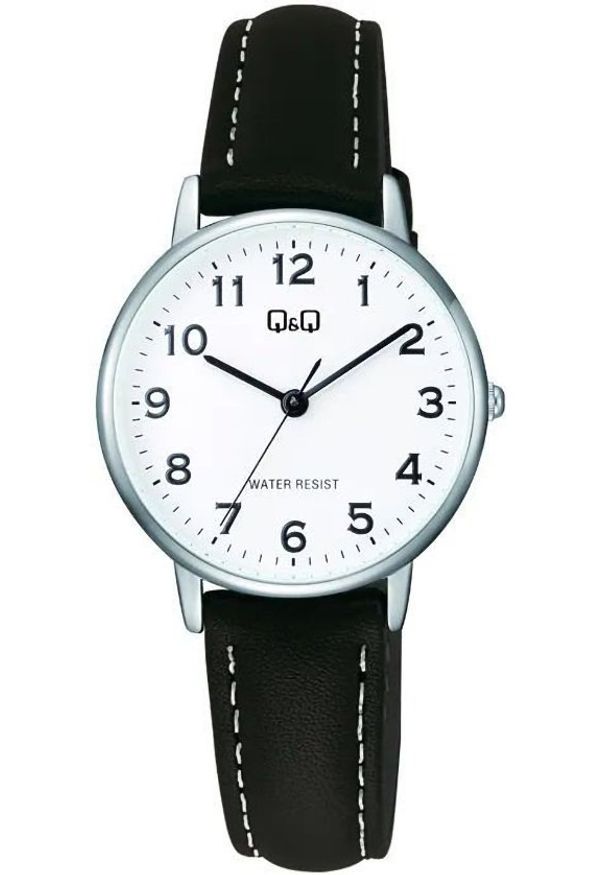 Zegarek Q&Q C65A-004P damski klasyczny biała tarcza cyfry .. Kolor: biały. Styl: klasyczny