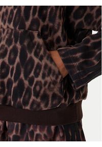 Adidas - adidas Bluza Seasonal Essentials Leopard Print KH0293 Brązowy Loose Fit. Kolor: brązowy. Materiał: bawełna, syntetyk. Wzór: nadruk #2