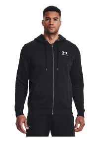 Under Armour Bluza UA Essential Fleece FZ Hood 1373881 Czarny Regular Fit. Kolor: czarny