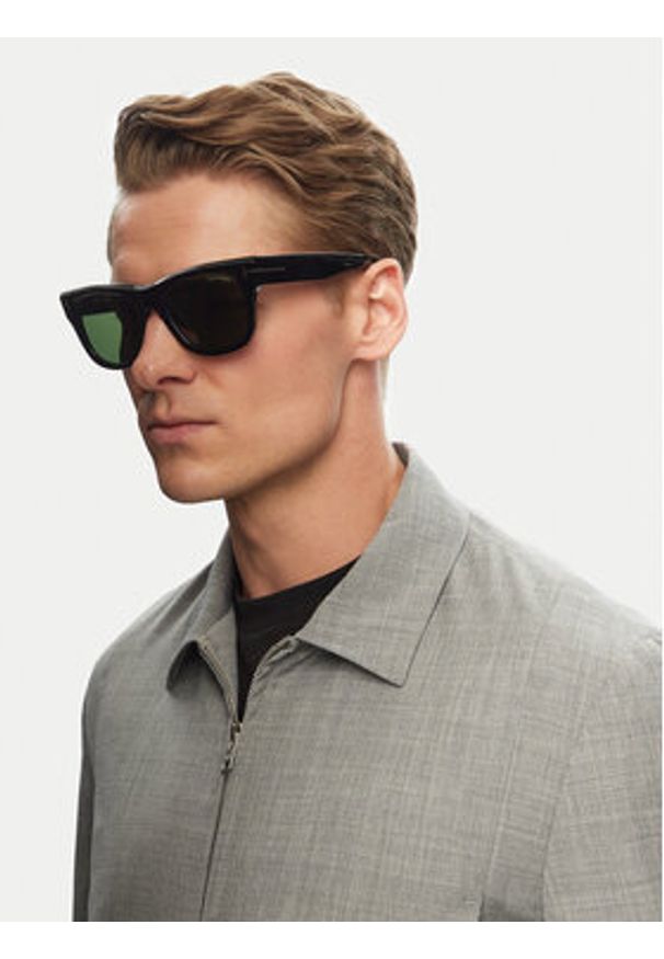 Tom Ford Okulary przeciwsłoneczne Finn-02 FT1304 Czarny. Kolor: czarny