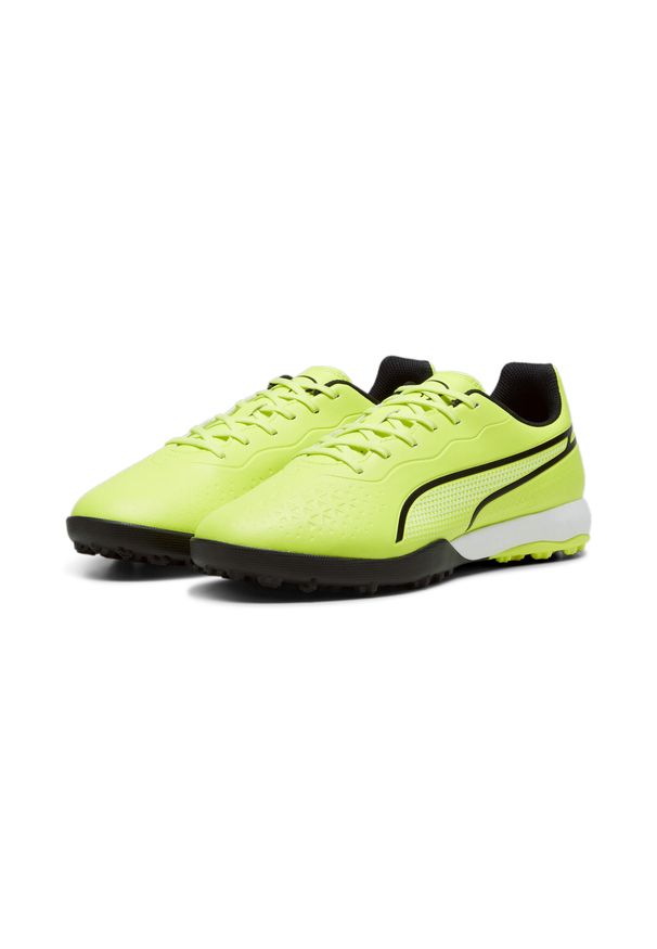 Puma - Buty piłkarskie męskie PUMA King Match Tt. Kolor: wielokolorowy, czarny, zielony. Sport: piłka nożna