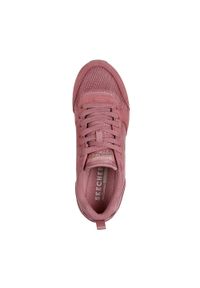 skechers - Buty do chodzenia damskie Skechers Og 85. Kolor: różowy. Materiał: skóra. Szerokość cholewki: normalna. Sport: turystyka piesza