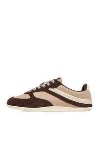 Guess Jeans Sneakersy EO-GJ2128 Brązowy ciemny. Kolor: brązowy. Materiał: skóra, zamsz #3