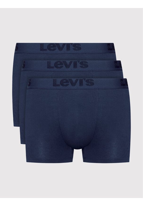 Levi's® Komplet 3 par bokserek 905045001 Granatowy. Kolor: niebieski. Materiał: bawełna