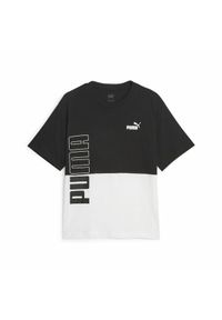 Koszulka z krótkim rękawem Damska Puma Power Colorblock Biały. Kolor: wielokolorowy, biały. Długość rękawa: krótki rękaw. Długość: krótkie. Sport: fitness #1