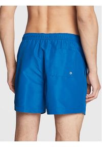 Calvin Klein Swimwear Szorty kąpielowe KM0KM00790 Niebieski Regular Fit. Kolor: niebieski. Materiał: syntetyk
