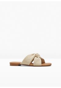 bonprix - Klapki. Kolor: beżowy #1