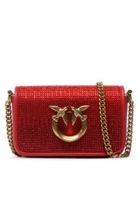 Pinko Torebka Love Click Micro PE 23 PCPL 100069 A0FC Czerwony. Kolor: czerwony. Materiał: skórzane #1