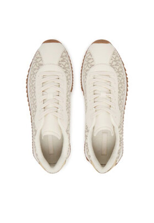 MICHAEL Michael Kors Sneakersy Rhodes Trainer 43R6RHFS3L Écru. Kolor: kremowy. Materiał: skóra