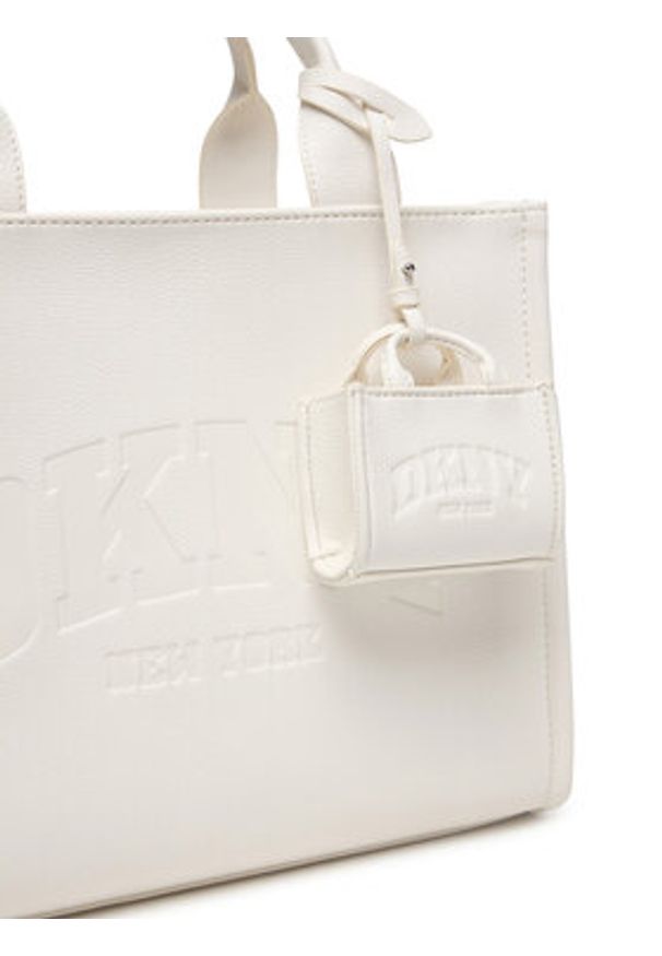 DKNY Torebka R53AAR57 Écru. Materiał: skórzane