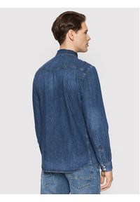 Jack & Jones - Jack&Jones Koszula jeansowa Sheridan 12188543 Granatowy Regular Fit. Kolor: niebieski. Materiał: jeans, bawełna