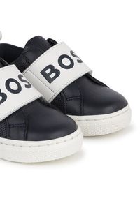 BOSS - Boss Sneakersy J50870 M Granatowy. Kolor: niebieski