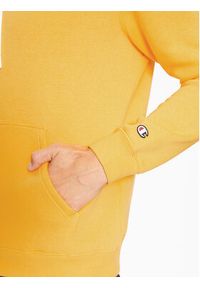 Champion Bluza Hooded Sweatshirt 219208 Żółty Comfort Fit. Kolor: żółty. Materiał: bawełna, syntetyk