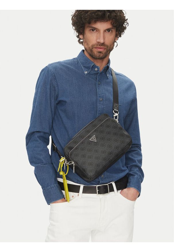 Guess Saszetka HMMILO P5222 Czarny. Kolor: czarny