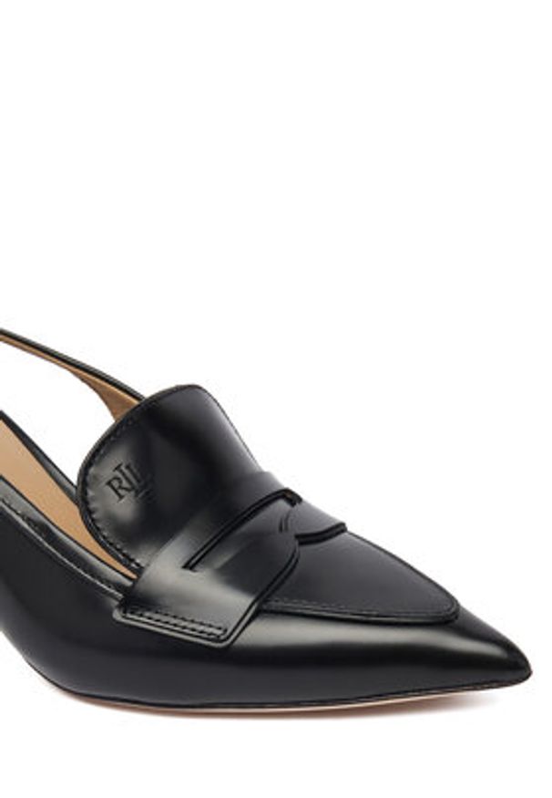 Lauren Ralph Lauren - LAUREN RALPH LAUREN Szpilki 802982850001 Czarny. Kolor: czarny. Materiał: skóra. Obcas: na szpilce