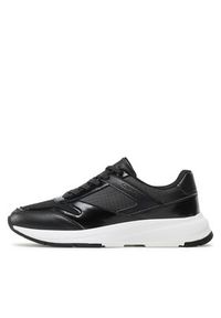 Calvin Klein Sneakersy Low Top Lace Up Mix HM0HM00901 Czarny. Kolor: czarny. Materiał: materiał #3