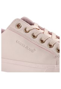 Różowe Trampki Cross Jeans Damskie Modne Półbuty. Okazja: na co dzień. Kolor: różowy. Materiał: guma, materiał, syntetyk. Sezon: wiosna, lato. Styl: klasyczny, casual, elegancki #5