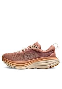 HOKA - Hoka Buty do biegania Bondi 8 1127952 Brązowy. Kolor: brązowy. Materiał: materiał #4