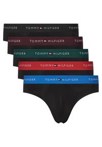 TOMMY HILFIGER - Tommy Hilfiger Komplet 5 par slipów UM0UM03386 Czarny. Kolor: czarny. Materiał: bawełna