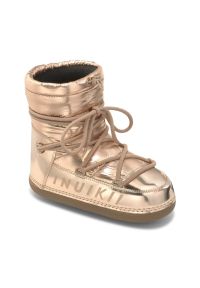 Inuikii - INUIKII MOUNTAIN METALLIC Śniegowce damskie. Okazja: na spacer. Zapięcie: sznurówki. Kolor: złoty. Materiał: wełna, skóra. Sezon: zima. Styl: elegancki #2