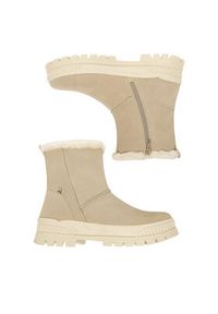 Rieker Botki CEO-W2172-62 Écru. Kolor: kremowy. Materiał: zamsz, skóra #4