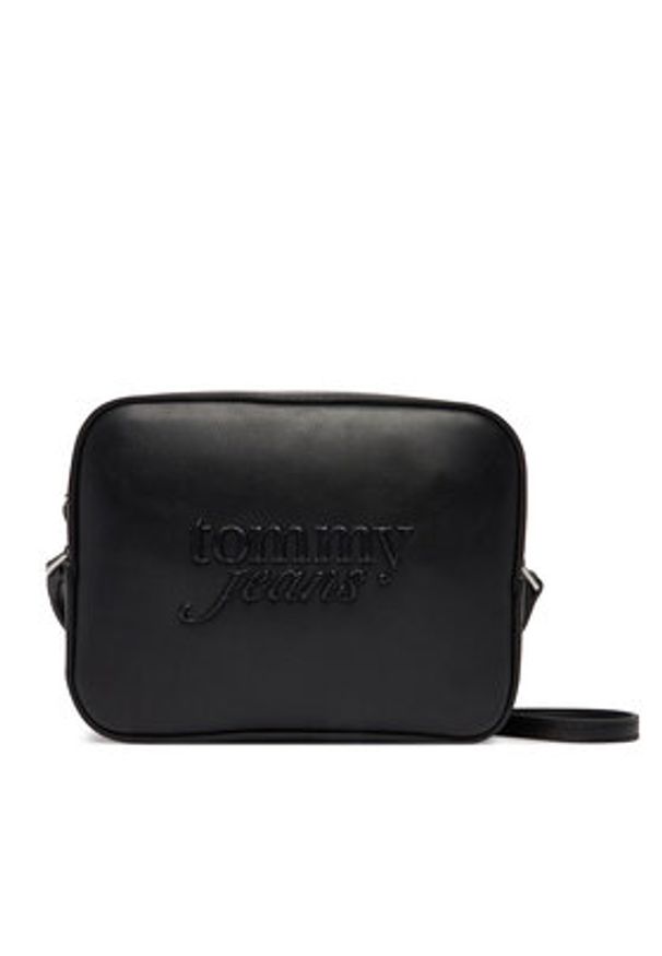 Tommy Jeans Torebka Tjw Must Camera Bag AW0AW18451 Czarny. Kolor: czarny. Materiał: skórzane