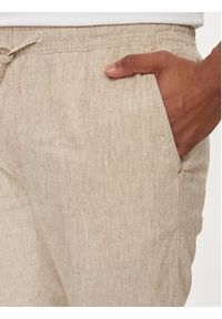 INDICODE Spodnie materiałowe Vitaly 60-332 Beżowy Regular Fit. Kolor: beżowy. Materiał: bawełna #3