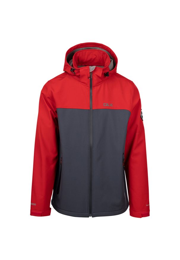 TRESPASS - Męska Kurtka Soft Shell Moyler DLX. Kolor: czerwony. Materiał: softshell. Sport: turystyka piesza