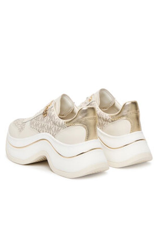 MICHAEL Michael Kors Sneakersy Arla 43F5ARFS2L Beżowy. Kolor: beżowy. Materiał: skóra